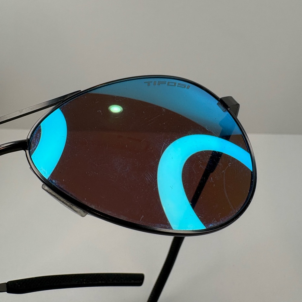 TIFOSI‎ SUNGLASSES AVIATOR BLUE REFLECTIVE MENS SUNGLASSES - Picture 8 of 10